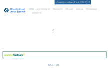 Tablet Screenshot of churchstreetdentalcare.co.uk